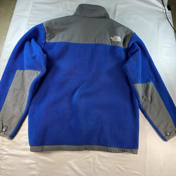 The North Face Boys Size XL VINTAGE Denali Fleece Jacket Blue Grey - Picture 9 of 9
